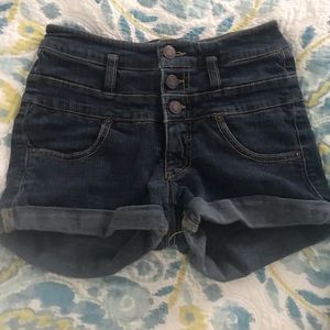Mossimo highrise jean shorts